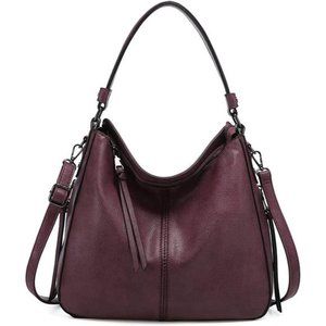Tote Bag PU Leather Shoulder Bags Fashion Hobo Bags Large Purse and Handbags